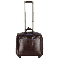 Piquadro Blue Square - 2-Rollen-Businesstrolley 42 cm (mahogany)