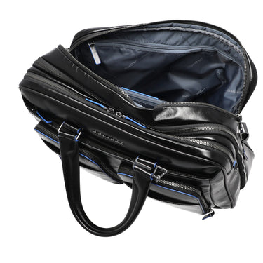 Piquadro Blue Square - Aktentasche 15" 41 cm erw. (black) - Ansicht 6
