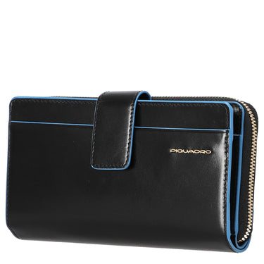 Piquadro Blue Square - Damengeldbörse 12cc 17.5 cm (black) - Ansicht 3