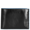 Piquadro Blue Square - Men's Wallet 4cc 12.5 cm (black)