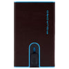 Piquadro Blue Square - Kreditkartenetui 11cc 10 cm RFID (mahogany)