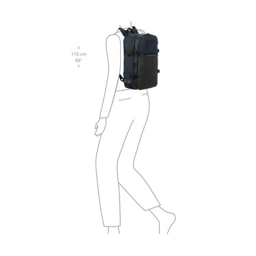 Porsche Design Urban Eco - Reiserucksack 15" 42 cm erw. USB (dark blue) - Ansicht 6