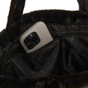 Puma Up Faux Fur - Shopper 38 cm (black) - Markenkoffer