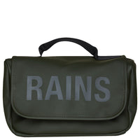 Rains Texel - Kulturbeutel zum Aufhängen 27 cm (green)