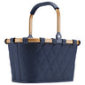 reisenthel carrybag xs - Mini-Einkaufskorb (5 l) 21 cm (frame rhombus midnight gold)
