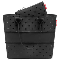 reisenthel shopper e1 - Geschenkset 2 tlg. (glossy dots black) - Ansicht 2