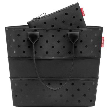 reisenthel shopper e1 - Geschenkset 2 tlg. (glossy dots black) - Ansicht 2