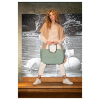 reisenthel shopping loopshopper L - Einkaufstasche mit Bügel 46 cm (frame twist sage) - Ansicht 5