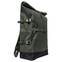 Sandqvist Icon Rolltop - Rucksack L 16" 65 cm erw. (dawn Green with dark brown leather) - Ansicht 2