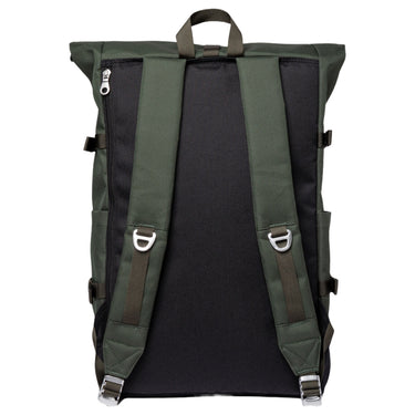 Sandqvist Icon Rolltop - Rucksack L 16" 65 cm erw. (dawn Green with dark brown leather) - Ansicht 3