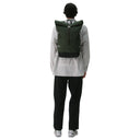 Sandqvist Icon Rolltop - Rucksack L 16" 65 cm erw. (dawn Green with dark brown leather) - Ansicht 5