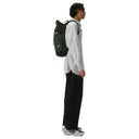 Sandqvist Icon Rolltop - Rucksack L 16" 65 cm erw. (dawn Green with dark brown leather) - Ansicht 6