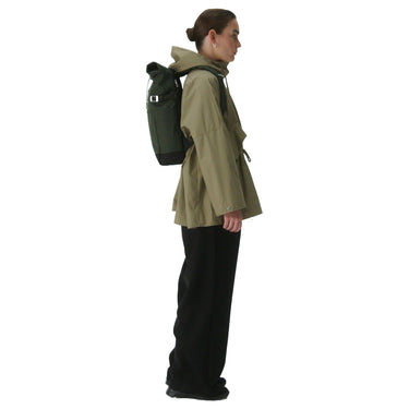 Sandqvist Icon Rolltop - Rucksack M 14" 60 cm (dawn green with dark brown leather) - Ansicht 8