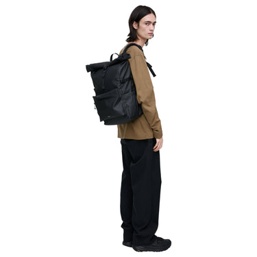 Sandqvist Stream Rolltop - Rucksack 16" 67 cm (black) - Ansicht 8