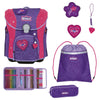 Scout Micro Exklusiv Superflash Extreme - Schulranzen Set 4tlg. (Heartbeat)