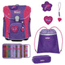 Scout Micro Exklusiv Superflash Extreme - Schulranzen Set 4tlg. (Heartbeat)