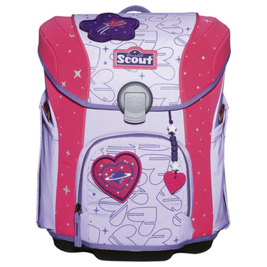 Scout Micro Exklusiv Superflash Extreme - Schulranzen Set 4tlg. (Heartbeat) - Ansicht 2
