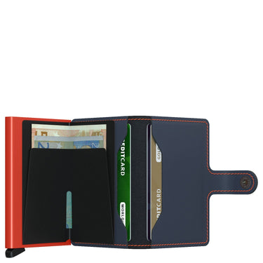 Secrid Matte Miniwallet - Geldbörse RFID 6.5 cm (night blue-orange) - Ansicht 4