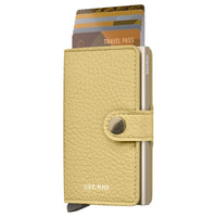 Secrid Miniwallet Pebble - Geldbörse 6cc 10.2 cm RFID (butter yellow) - Ansicht 3