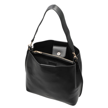 Seidenfelt Alunda Hobo - Schultertasche 33 cm (matt black) - Ansicht 6