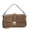 Seidenfelt Dalarna - Schultertasche 30 cm (soft toffee/gold)