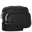 Seidenfelt Heby - Schultertasche 18 cm (black/gold) - Ansicht 5