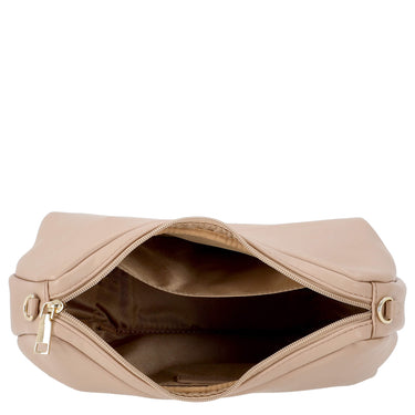 Seidenfelt Ikast Hobo - Umhängetasche 31 cm (beige/gold) - Ansicht 6