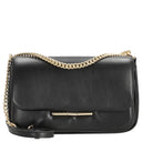 Seidenfelt Lesja - Umhängetasche 27 cm (black/gold)