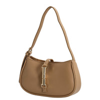 Seidenfelt Loviisa - Schultertasche 23 cm (coffe & cream) - Ansicht 2