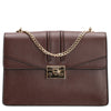 Seidenfelt Roros Big - Schultertasche 28 cm (oxblood/gold)