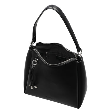 Seidenfelt Sandve Midi Hobo - Schultertasche 31 cm  (black) - Ansicht 6