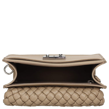 Seidenfelt Woven Roros - Umhängetasche 21 cm (powder taupe) - Ansicht 6
