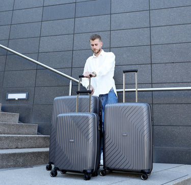 Somko Wave - 4-Rollen-Trolley Set 3tlg. (anthrazit) - Ansicht 10