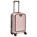 Stratic Leather and More - 4-Rollen-Kabinentrolley Vortasche 15" 55 cm S (rose) - Ansicht 5