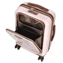 Stratic Leather and More - 4-Rollen-Kabinentrolley Vortasche 15" 55 cm S (rose) - Ansicht 6