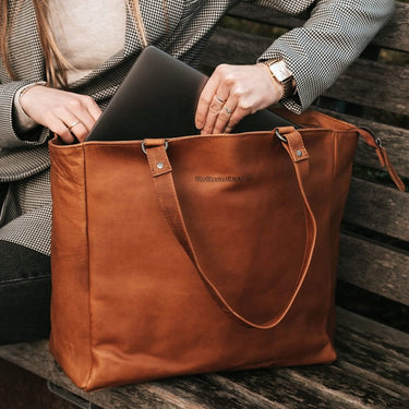 The Chesterfield Brand Berlin - Shopper 15.4" L Leder 28 cm (cognac) - Ansicht 7