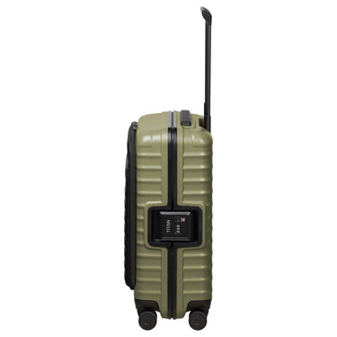 TITAN OVERSEAS - 4-Rollen-Kabinentrolley S 55/23cm mit Vortasche (forest green, 55/23 cm) - Ansicht 3