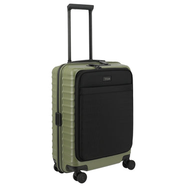 TITAN UPGRADE - 4-Rollen-Kabinentrolley S 55/23 cm mit Vortasche (forest green) - Ansicht 5