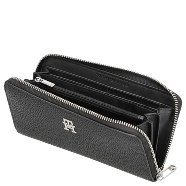 Tommy Hilfiger TH Emblem - Geldbörse L 12 cc 19 cm (schwarz) - Ansicht 4