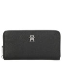Tommy Hilfiger TH Emblem - Geldbörse L 12 cc 19 cm (schwarz)