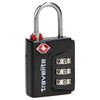 Travelite Accessoires TSA Schloss 3er Kombilock TravelSentry (schwarz)