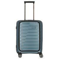 Travelite Air Base - 4-Rollen-Kabinentrolley mit Vortasche S 55 cm (iceblue)