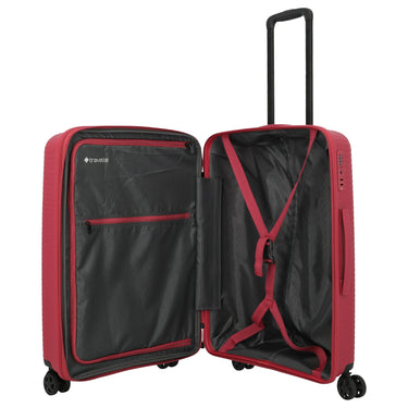 Travelite Air Stripe - 4-Rollen-Trolley 66 cm erw. (red) - Ansicht 7
