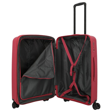 Travelite Air Stripe - 4-Rollen-Trolley 66 cm erw. (red) - Ansicht 8