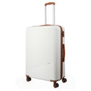 Travelite Bali - 4-Rollen-Trolley L 77 cm (weiß/cognac) - Ansicht 2