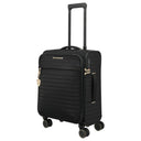 Travelite BARBARA Stepp - 4-Rollen-Trolley S 55 cm erw. (schwarz, 55 cm) - Ansicht 2