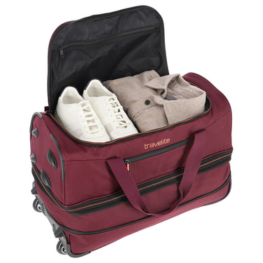 Travelite Basics - Rollenreisetasche 51/64L 55 cm erw. (bordeaux) - Ansicht 5