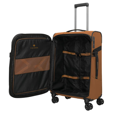 Travelite Briize - 4-Rollen-Trolley M 67 cm erw. (curry) - Ansicht 6