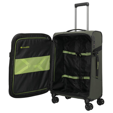 Travelite Briize - 4-Rollen-Trolley M 67 cm erw. (khaki) - Ansicht 6
