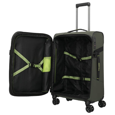 Travelite Briize - 4-Rollen-Trolley M 67 cm erw. (khaki) - Ansicht 7